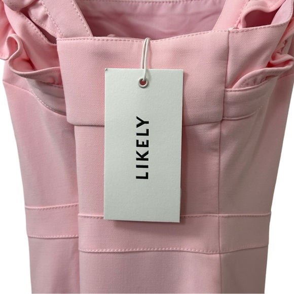 NWT Likely Hara Dress in Rose Shadow Pink Woman’s 4 - Picture 7 of 8